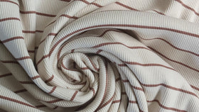 Rippjersey bedruckt Streifen *Ab 50cm - 0