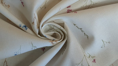 Baumwolle digital bedruckt Wildblumen *Ab 50cm - 0