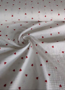 Musselin rote Herzen *Ab 50 cm-3