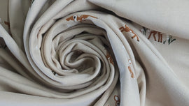 Baumwolljersey Rehkitz beige *Ab 50cm - 0