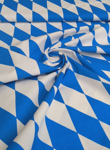 Baumwolldruck bayerische Raute *Ab 50 cm - 0