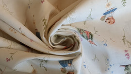 Baumwolle digital bedruckt Tiere & Blumen *Ab 50cm - 0