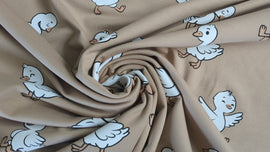 French-Terry Enten beige *Ab 50cm - 0