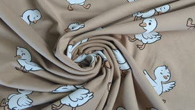 French-Terry Enten beige *Ab 50cm - 0