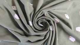 Baumwolljersey Schafe khaki *Ab 50cm - 0