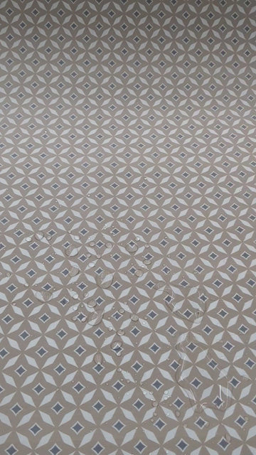 Tischdeckenstoff recycelt Retro beige *Ab 50cm - 0
