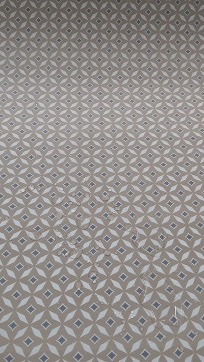 Tischdeckenstoff recycelt Retro beige *Ab 50cm - 0