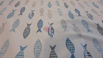 Tablecloth fabric - Fish *From 50 cm - 0