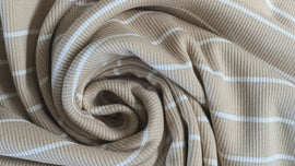 Rippjersey bedruckt Streifen *Ab 50cm - 0