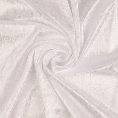 Buy 000-white Crushed velvet - 29 colors *From 50cm