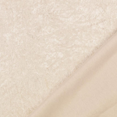 Acheter 012-eierschale Velours frappé - 29 coloris *A partir de 50cm