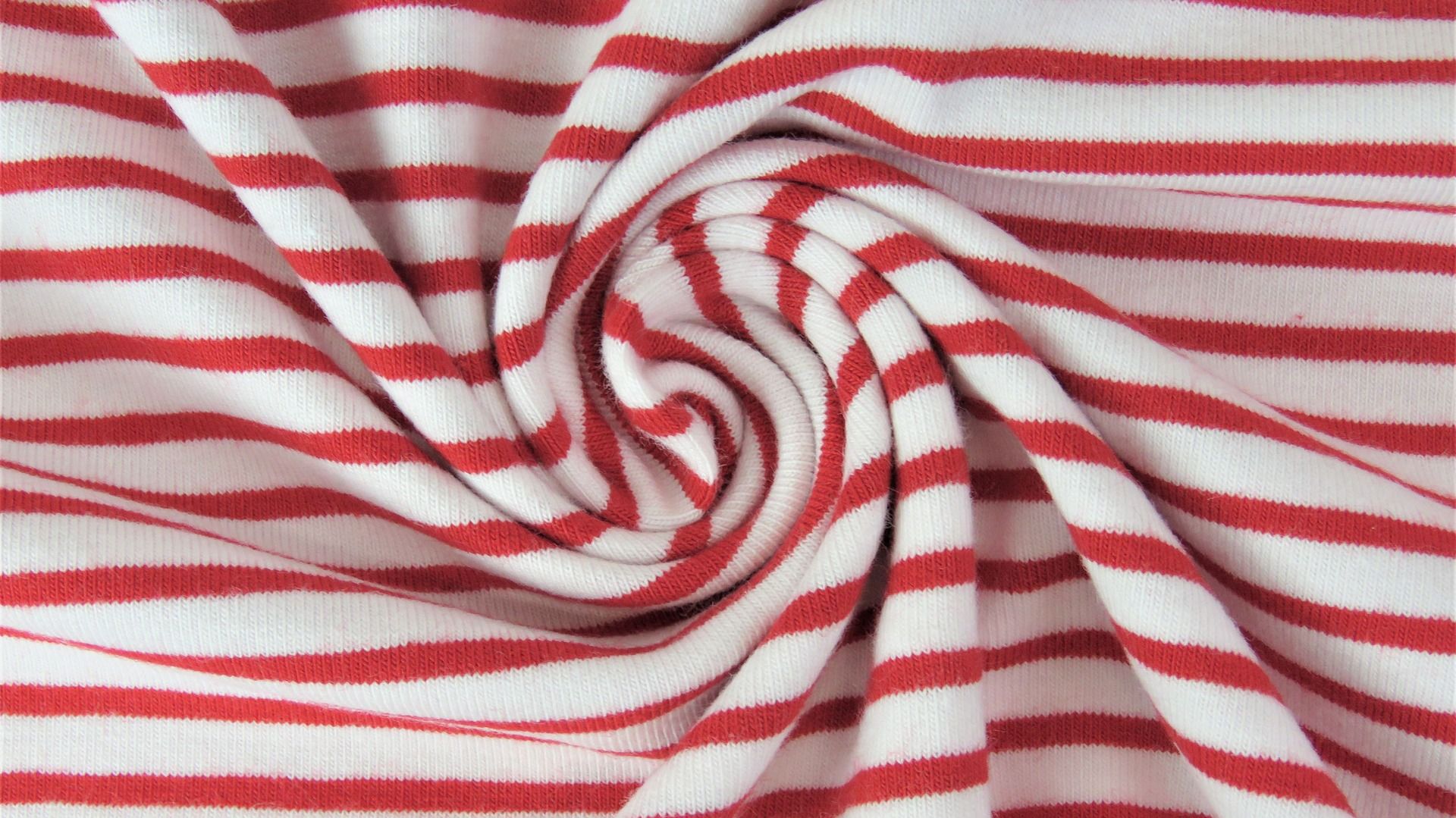 Acheter 015-rouge Jersey de coton rayé * A partir de 50 cm