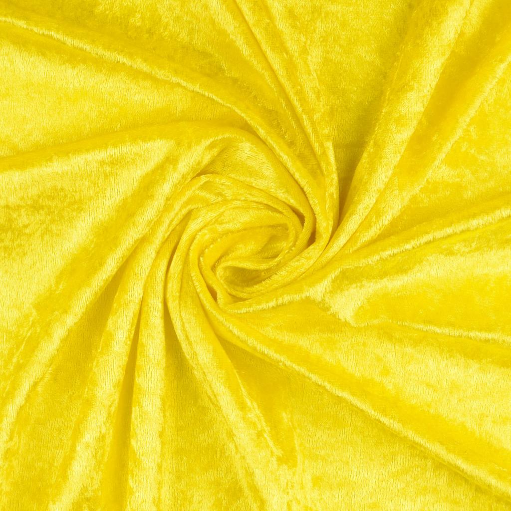 Buy 030-yellow Crushed velvet - 29 colors *From 50cm