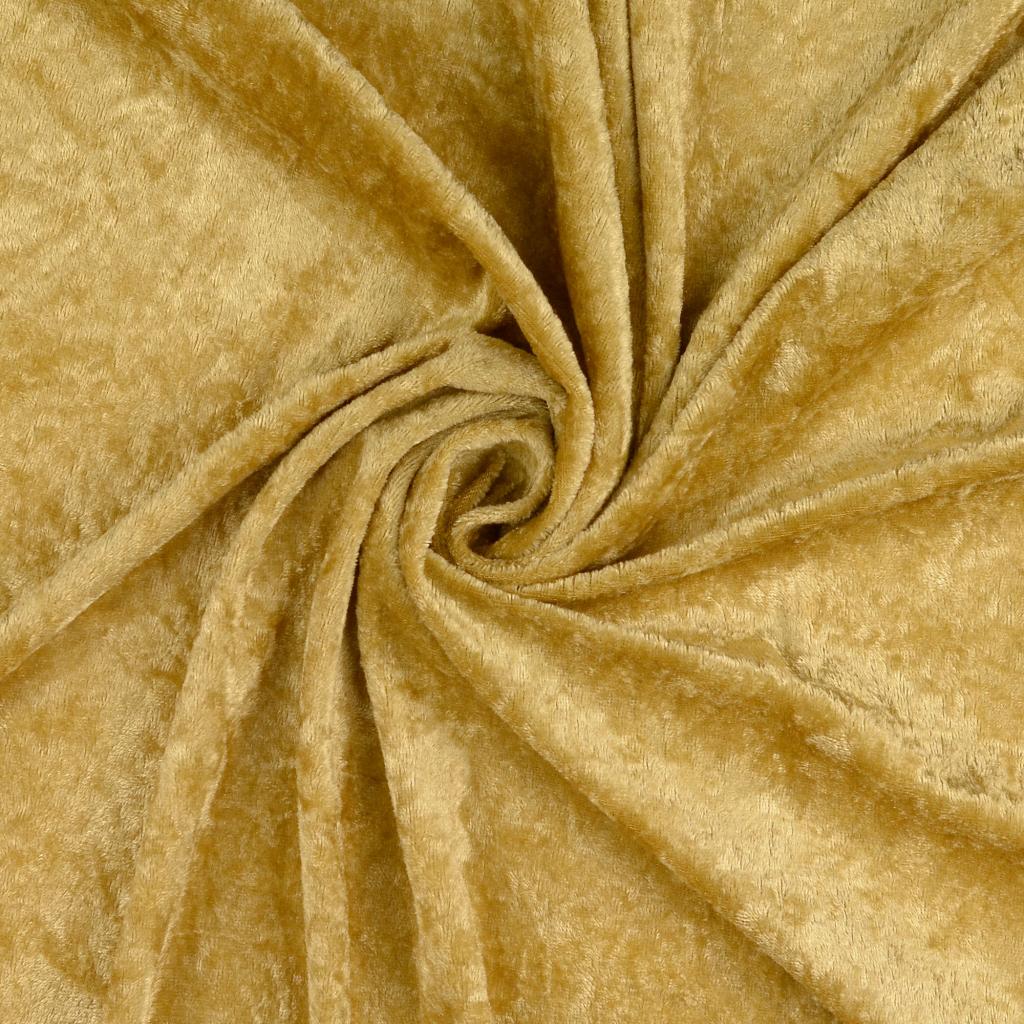Buy 037-gold Crushed velvet - 29 colors *From 50cm
