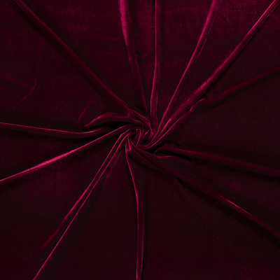 Buy 054-wine-red Crushed velvet - 29 colors *From 50cm