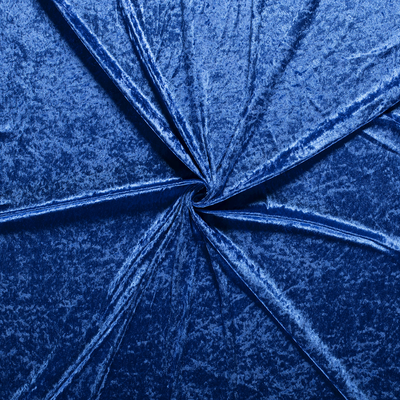 Buy 060-corn-blue Crushed velvet - 29 colors *From 50cm