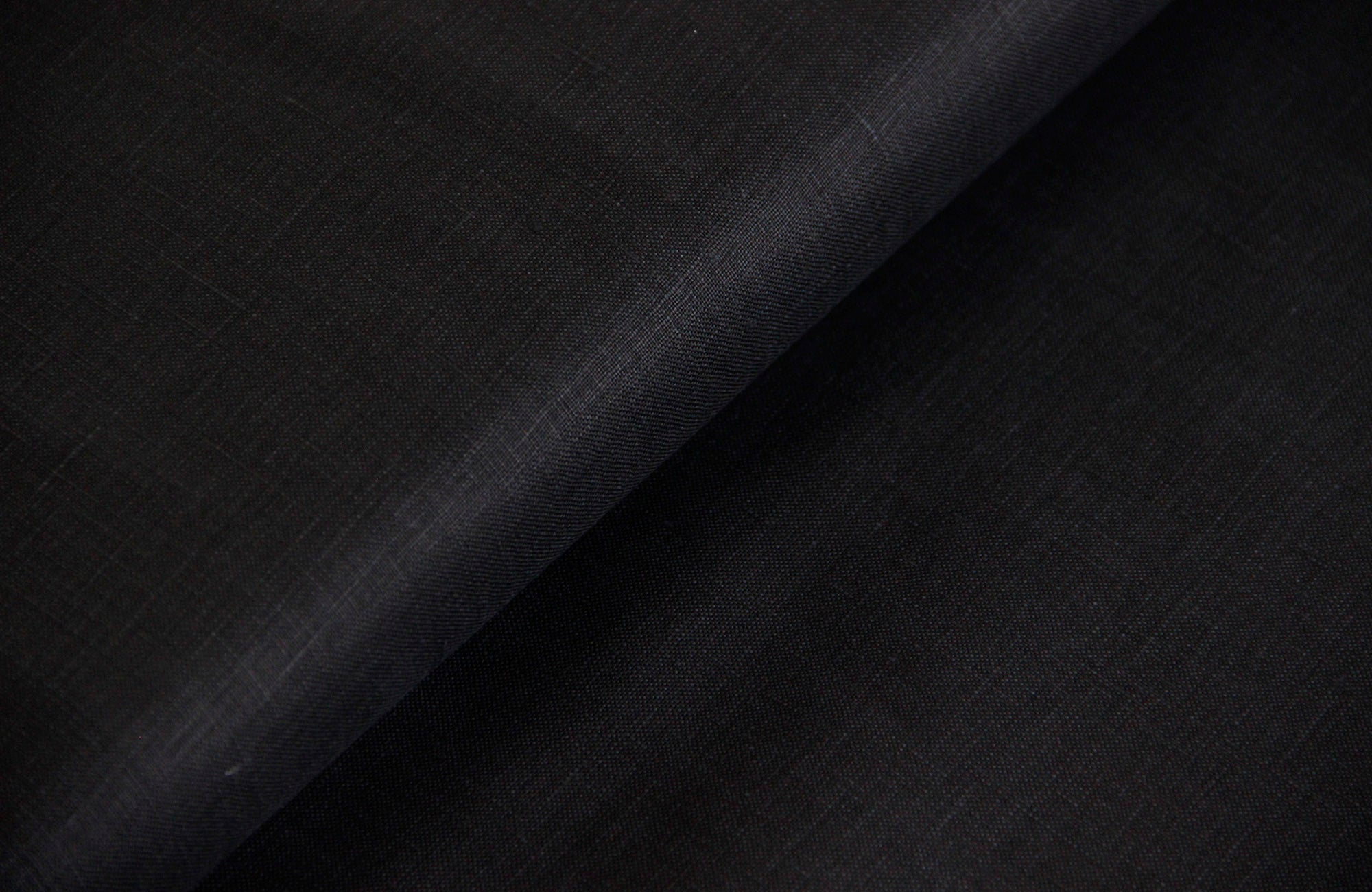 Buy black Linen plain * From 50 cm