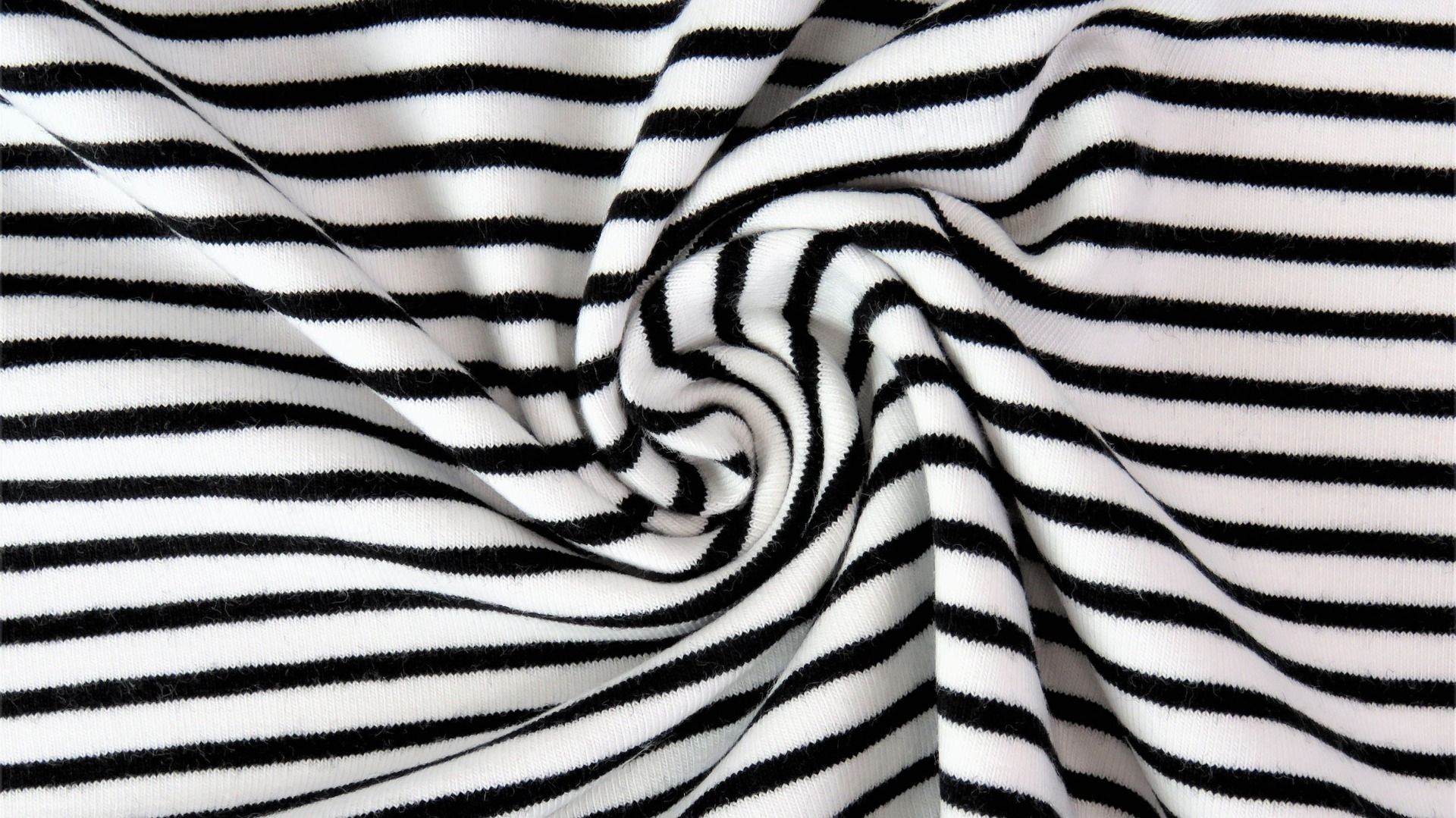 Cotton jersey striped * From 50 cm