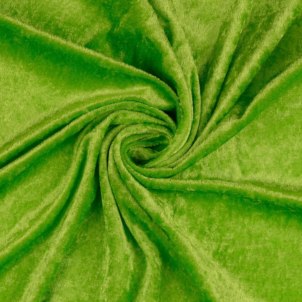Acheter 076-vert-pomme Velours frappé - 29 coloris *A partir de 50cm