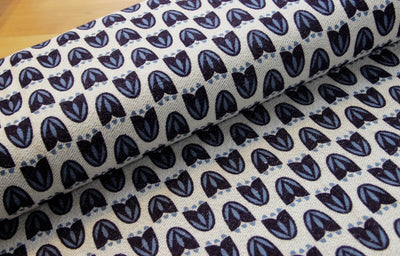 French Terry bedruckt Knospen * Ab 50 cm - 0