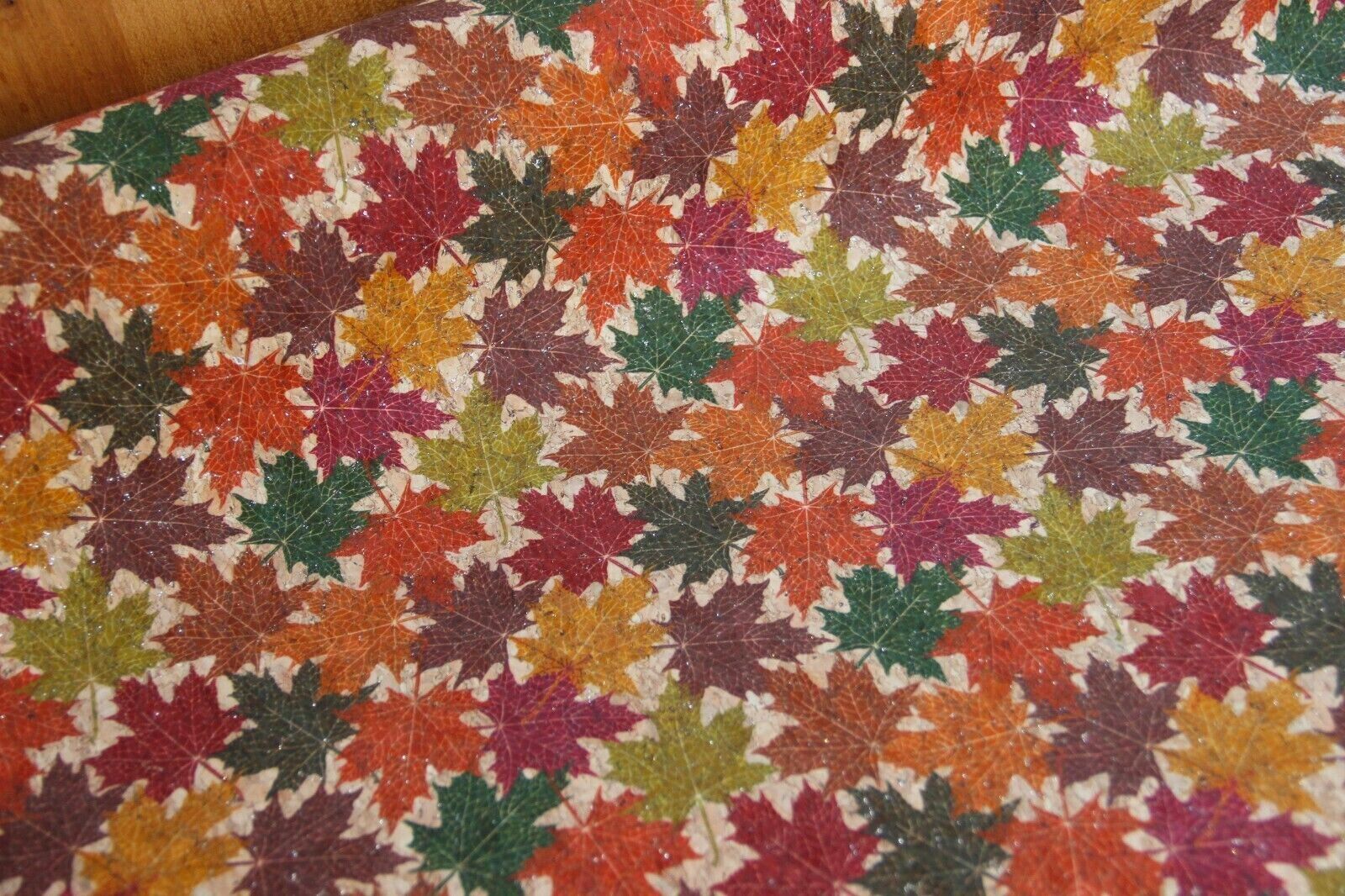 Cork fabric leaves *From 50cm-1