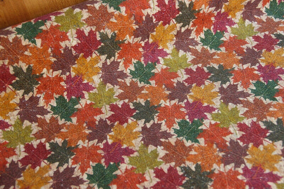 Feuilles en tissu liège *À partir de 50cm