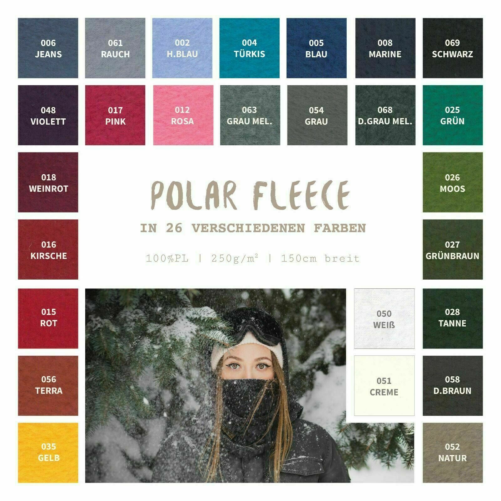 Polar fleece anti-pilling *From 50cm