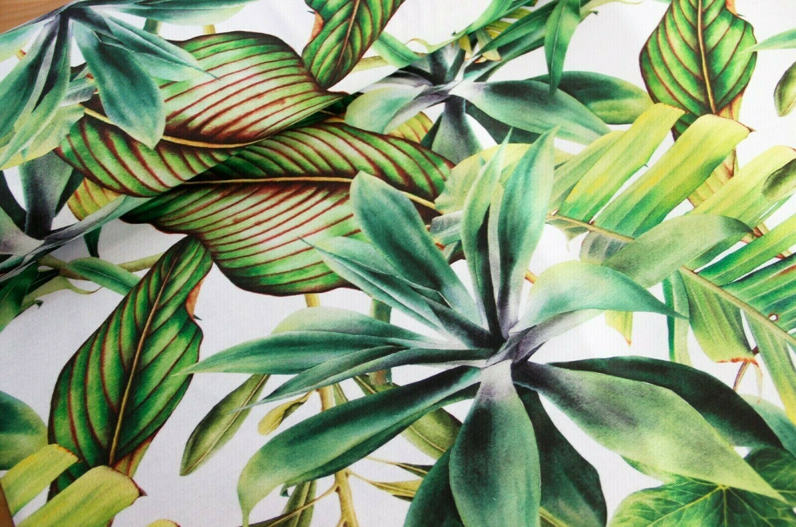 Tissu déco impression numérique feuilles de jungle * A partir de 50 cm