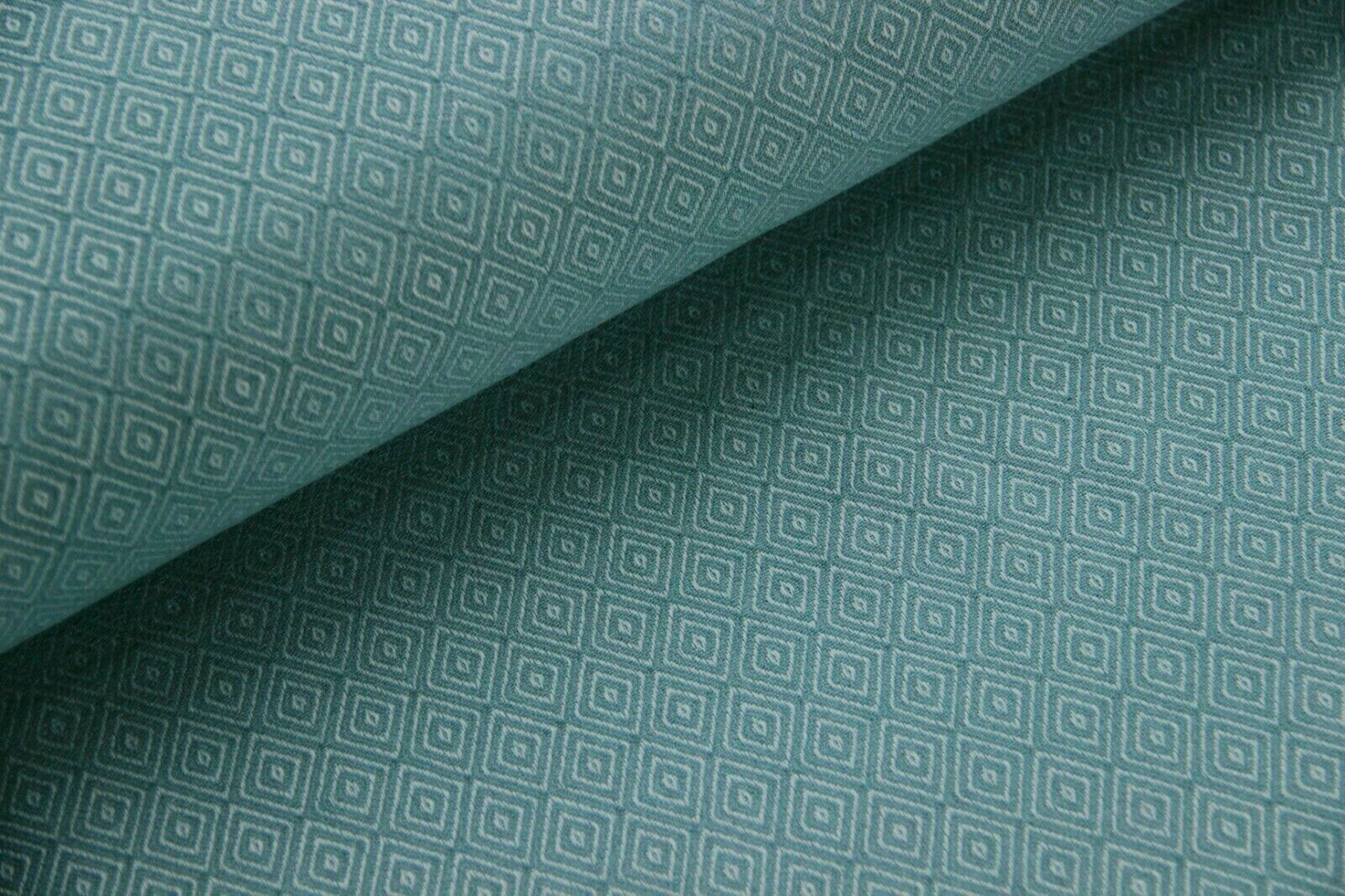 Decorative fabric Materware turquoise - ethnic jacquard - cotton blend *from 25cm 