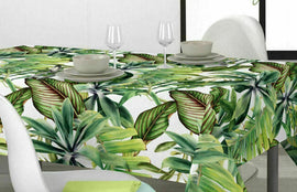 Tissu déco impression numérique feuilles de jungle * A partir de 50 cm - 0