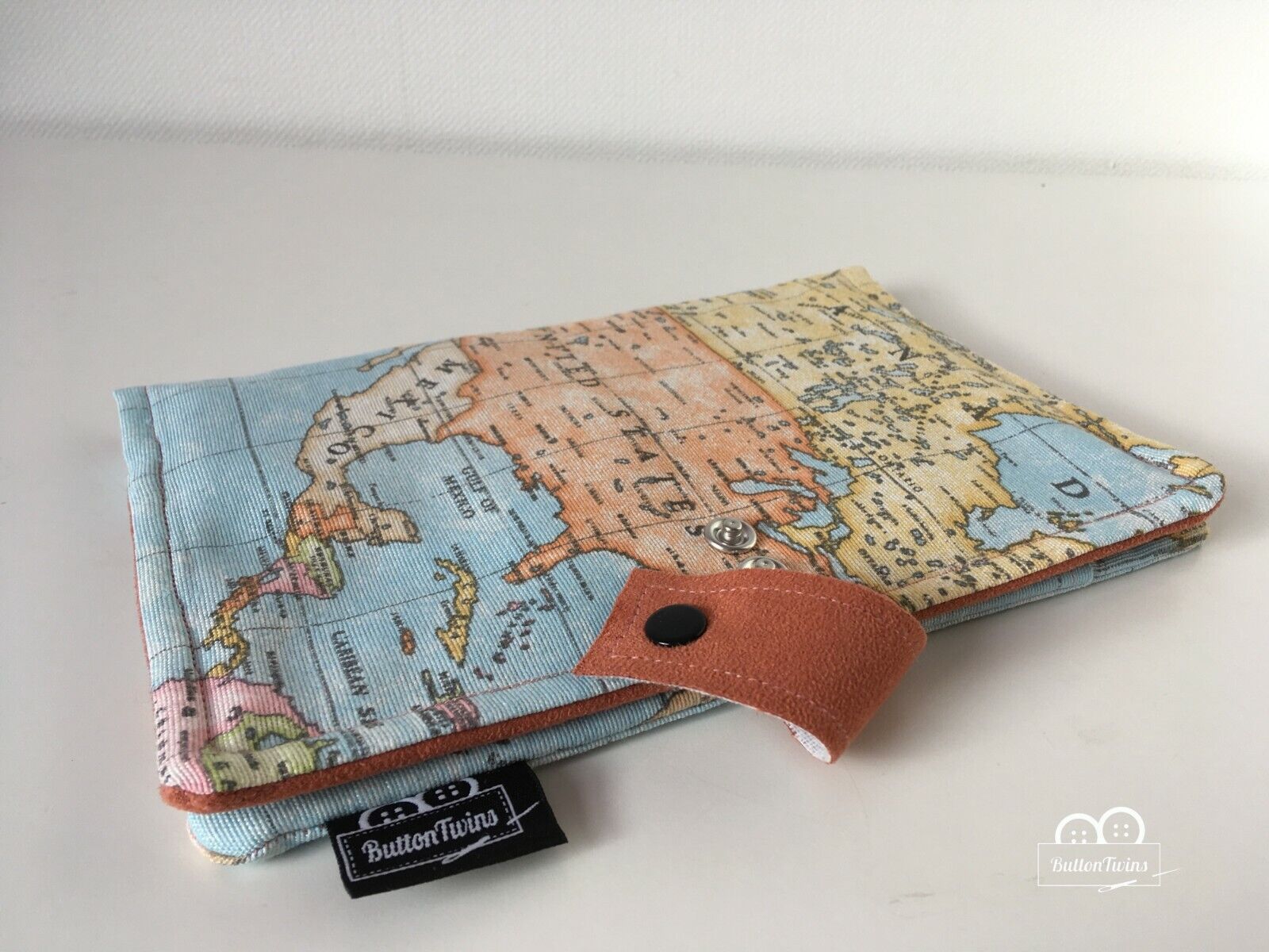 Carte du monde en tissu déco * A partir de 50 cm-6