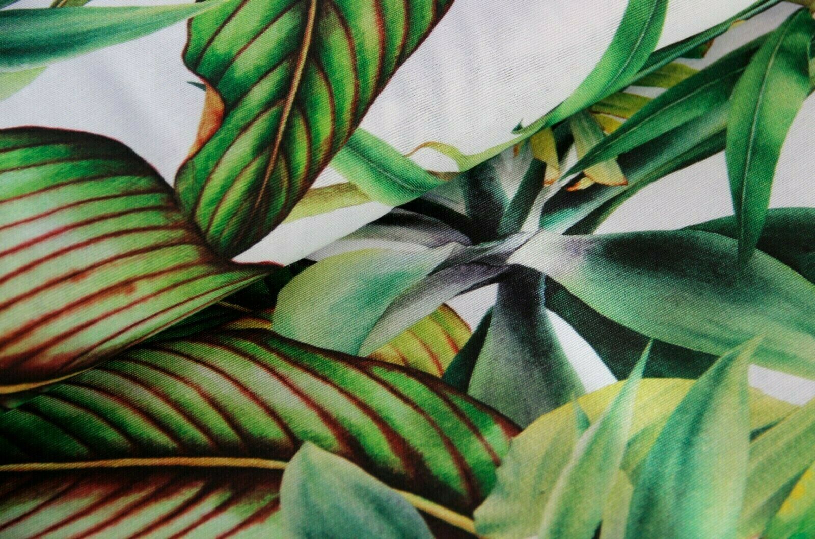 Tissu déco impression numérique feuilles de jungle * A partir de 50 cm-9