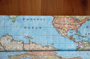 Carte du monde en tissu déco * A partir de 50 cm-12
