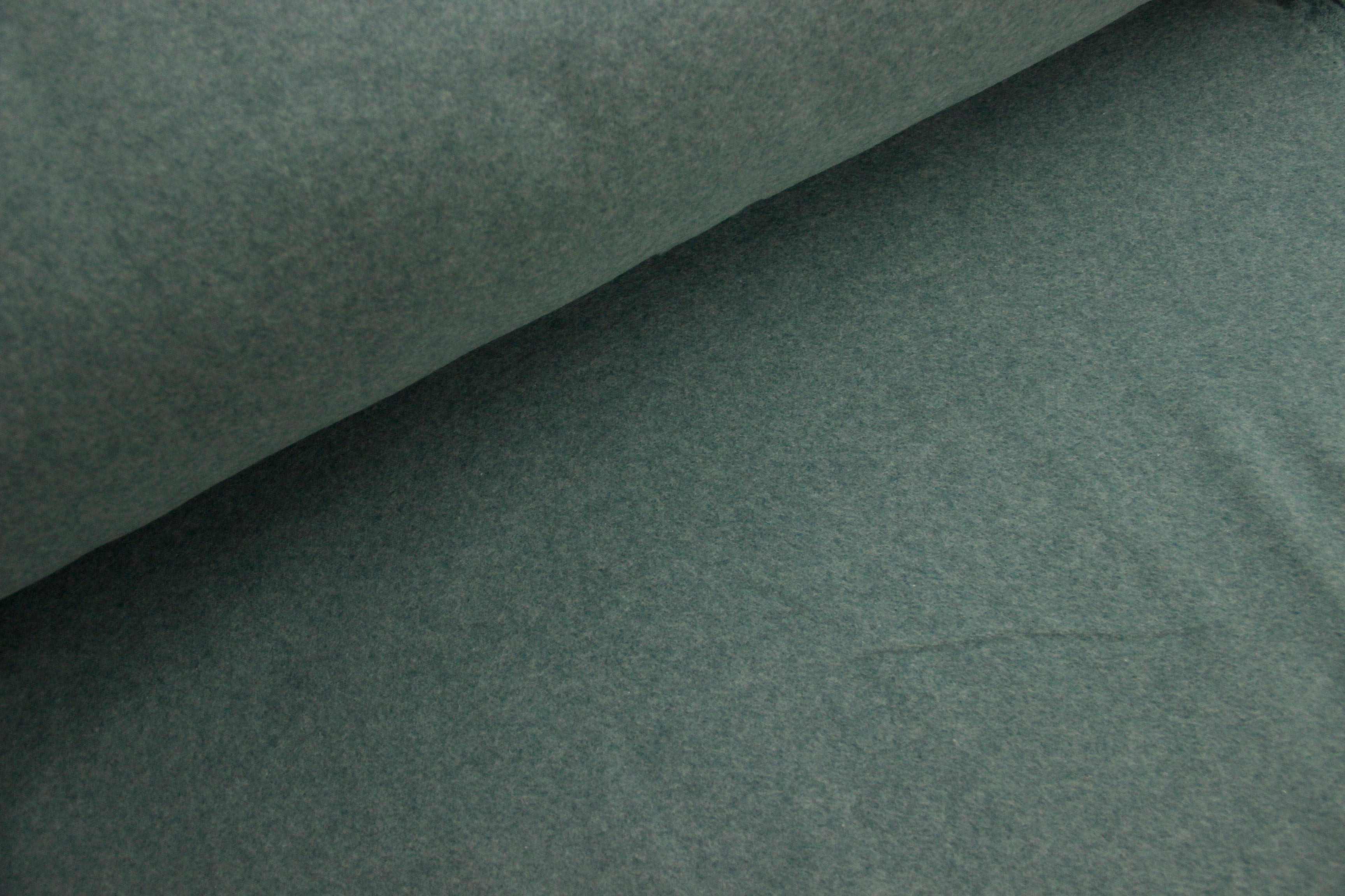 Buy 004-turquoise-mottled Organic cotton fleece *From 50 cm