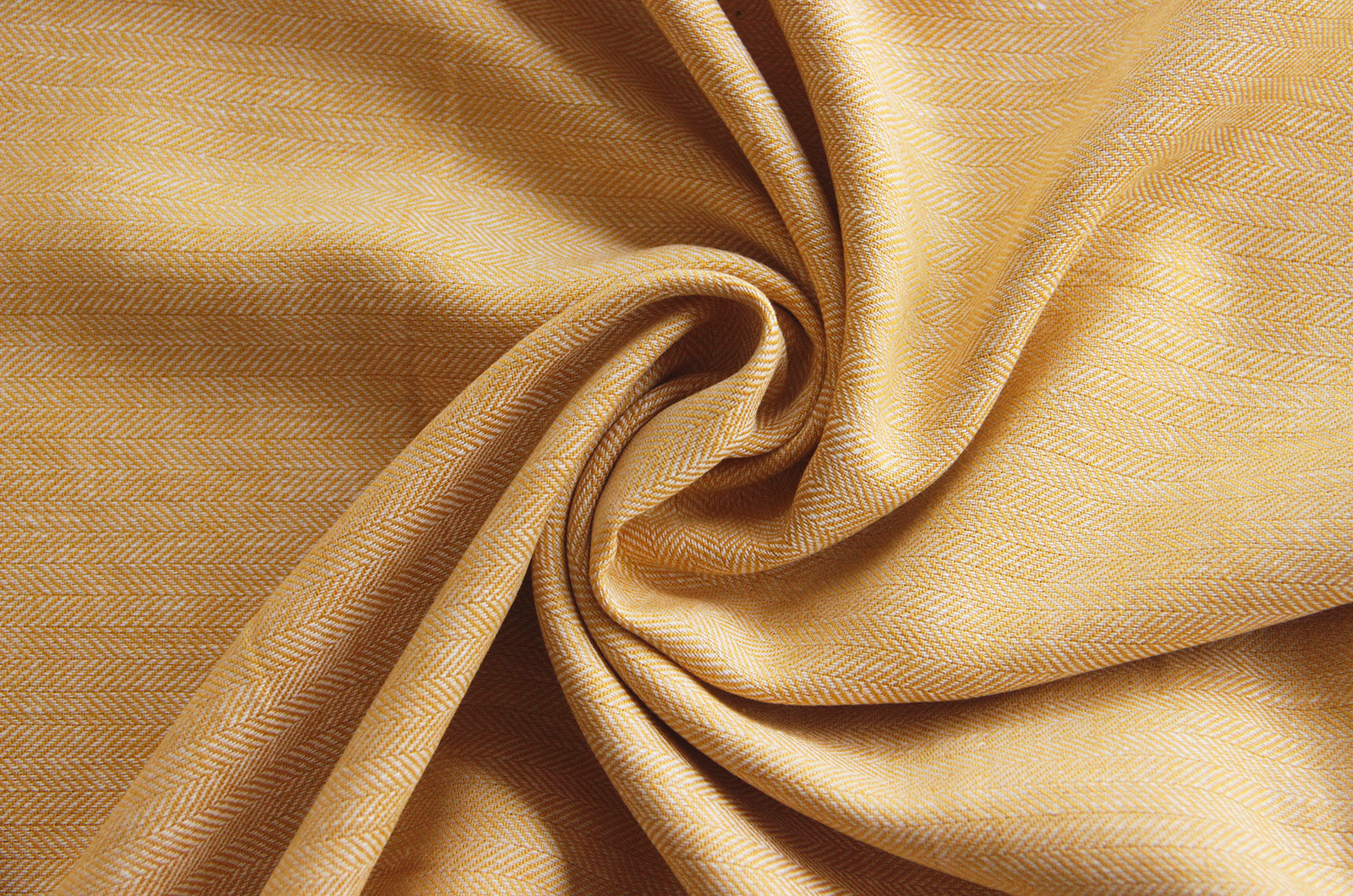 Buy 003-ochre Half linen patterned herringbone * From 50 cm