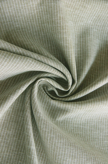 Kaufen 078-khaki Halbleinen gemustert Feinstreifen * Ab 50 cm