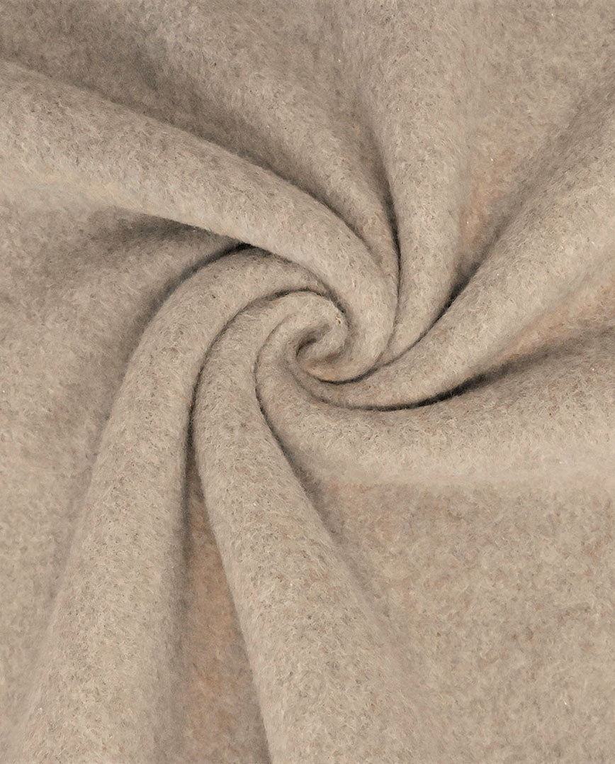 Buy 052-beige-mel Organic cotton fleece *From 25 cm
