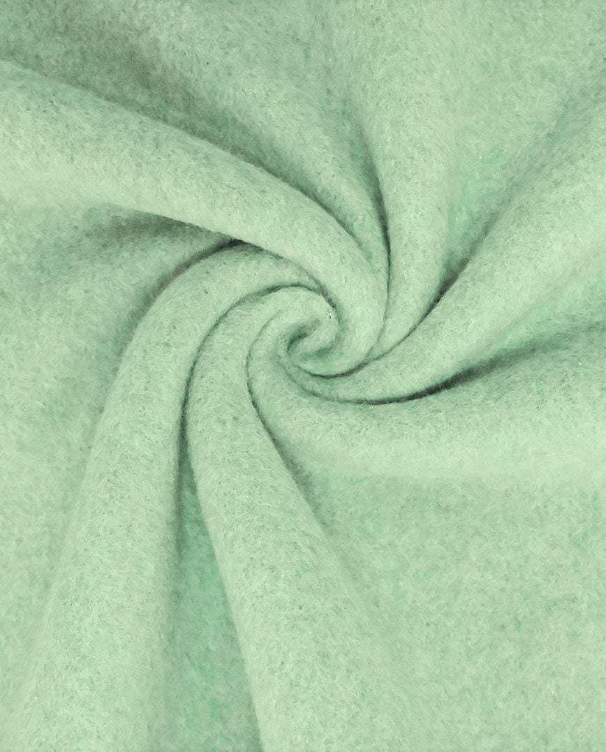 Buy 122-mint-mel Organic cotton fleece *From 25 cm