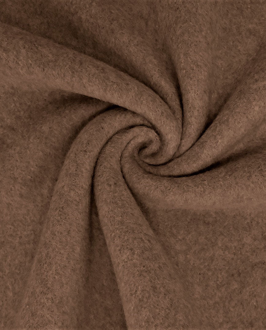 Buy 155-brown-mel Organic cotton fleece *From 25 cm