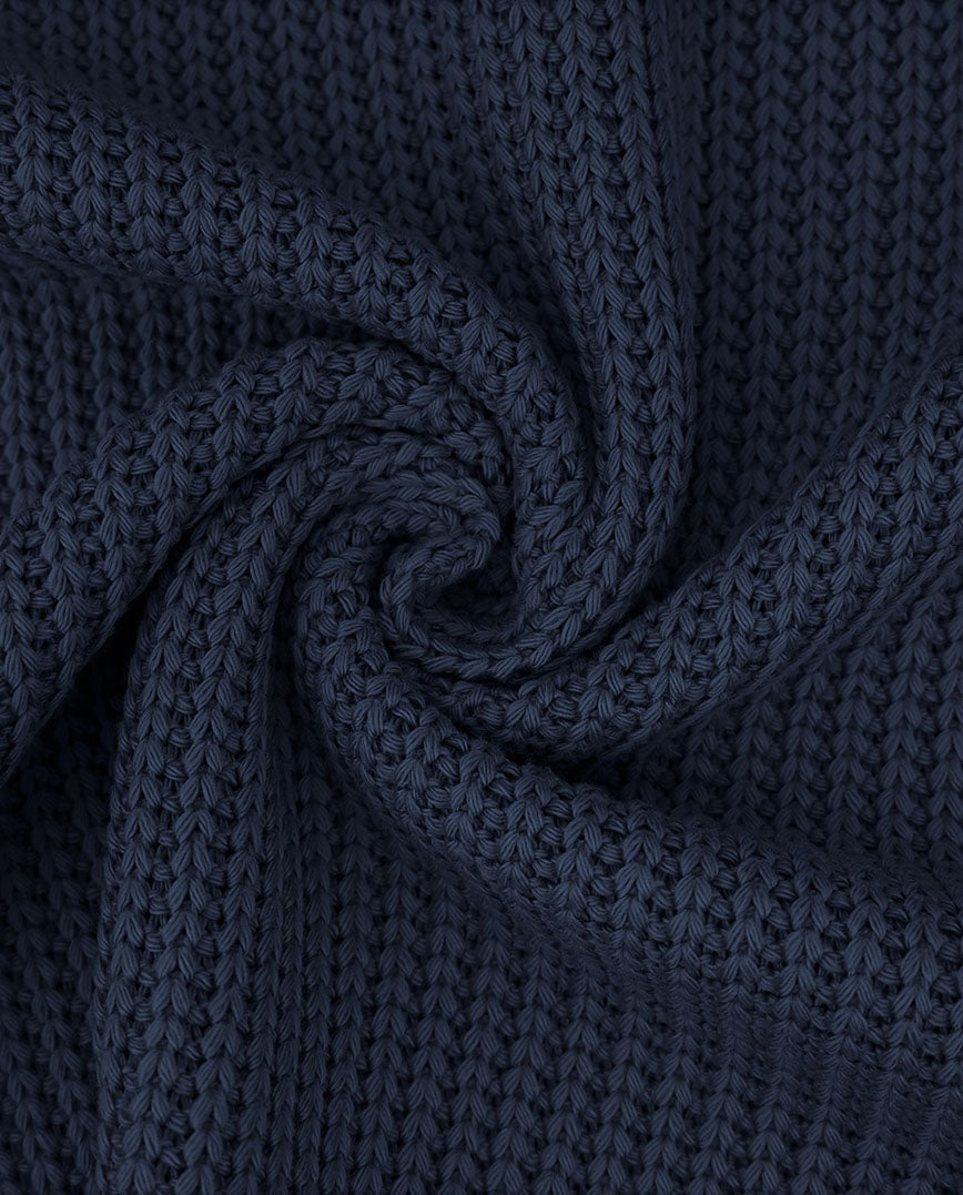 Buy 008-navy Knitted fabric *From 50 cm