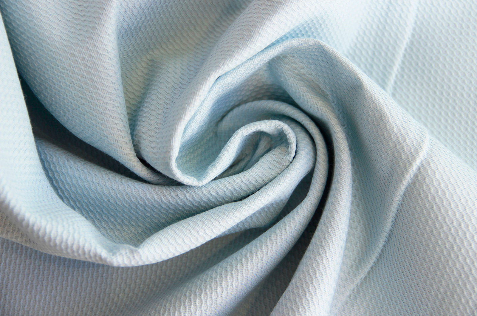 Buy 002-light-blue Cotton piqué plain * From 50 cm