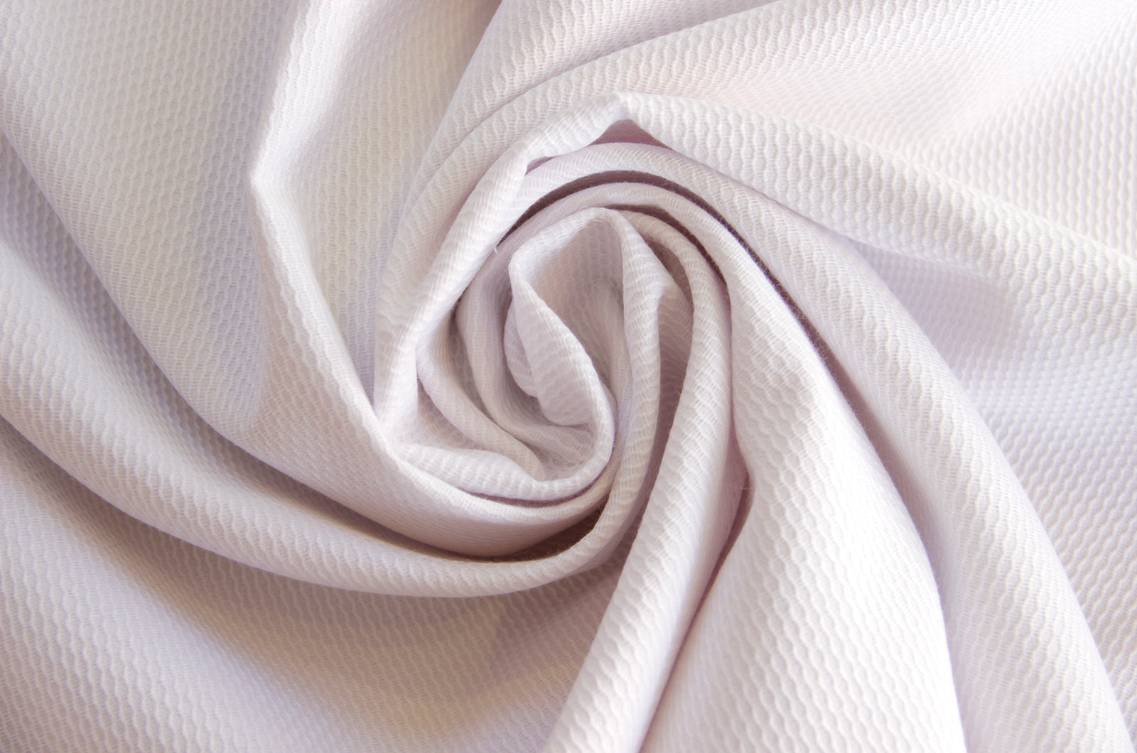 Buy 050-white Cotton piqué plain * From 50 cm