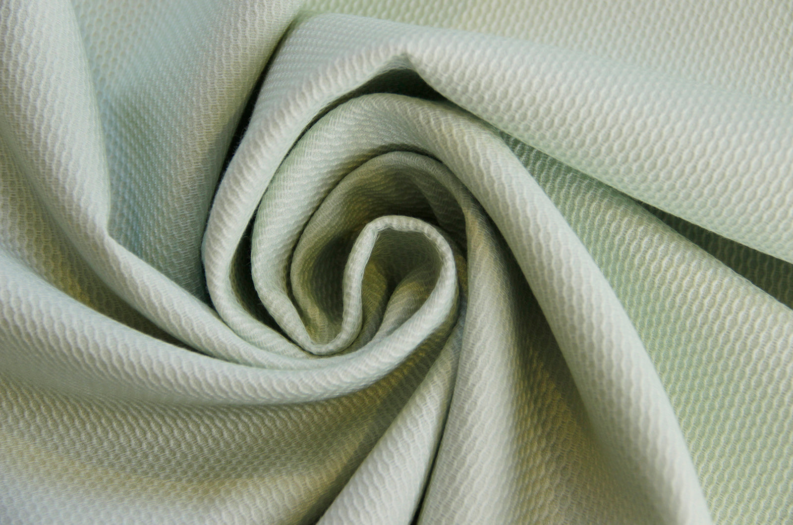 Buy 078-pastel-green Cotton piqué plain * From 50 cm