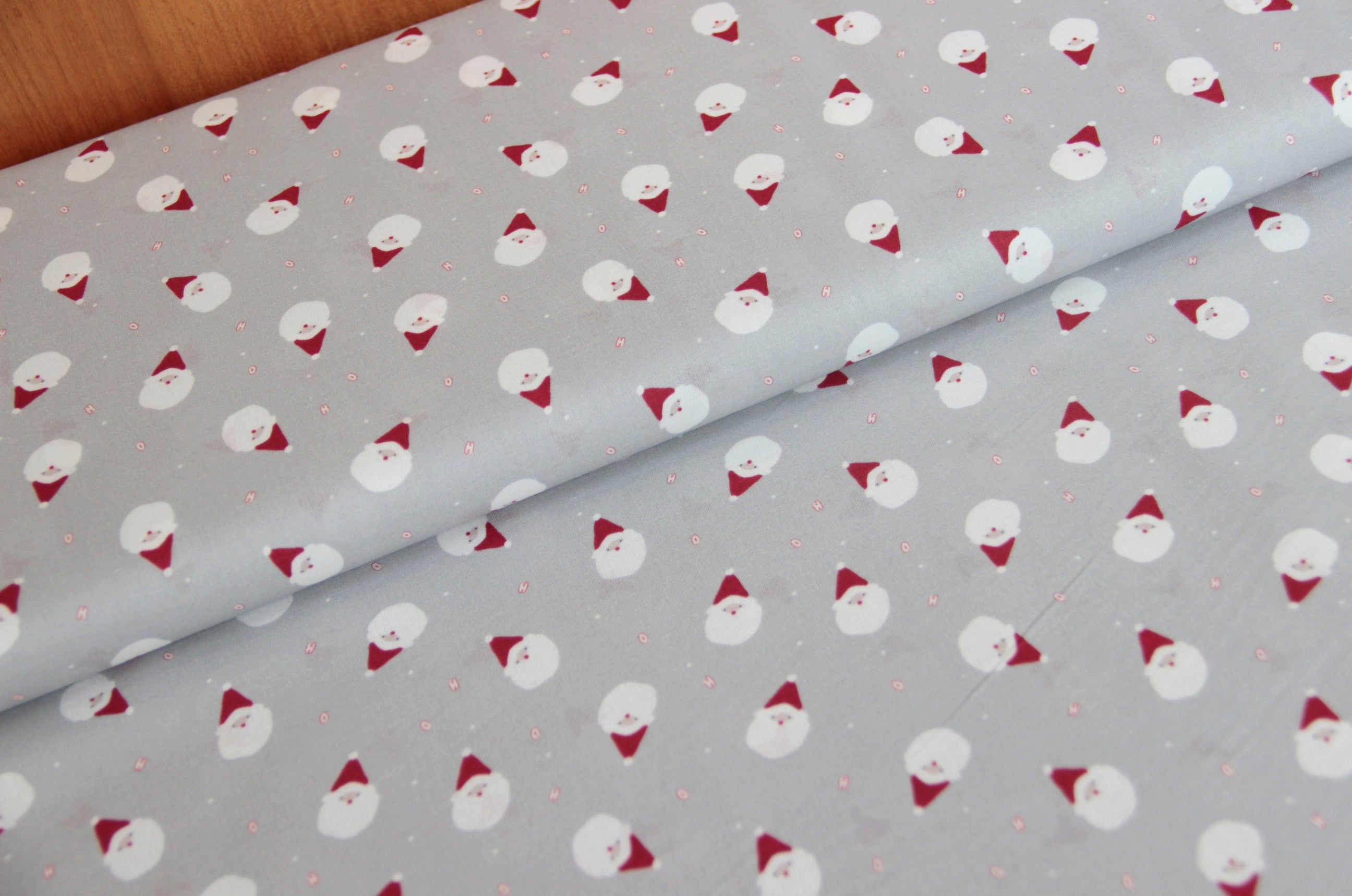 Buy 002-santa-claus Cotton print Christmas organic * From 50 cm