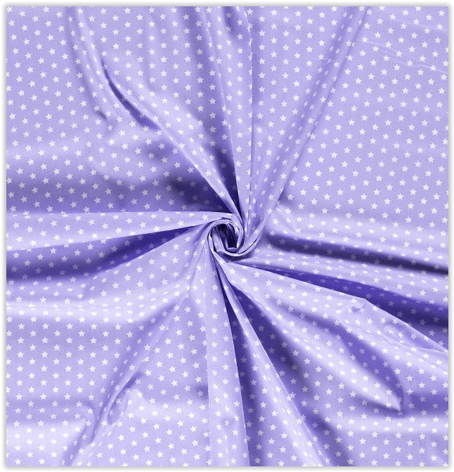 Acheter 043-lilas Coton imprimé étoiles 1cm * A partir de 50cm