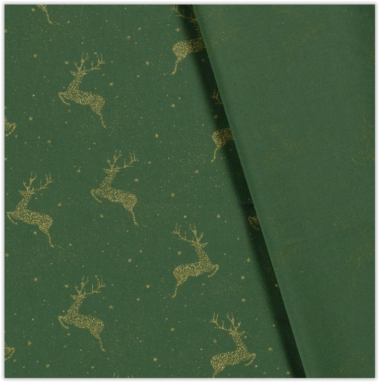 Buy 012-deer-green Christmas prints * From 25 cm