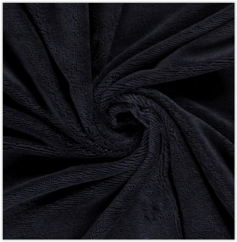 Buy 008-navy Bamboo terry cloth * From 50 cm