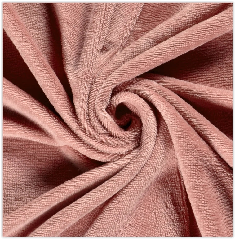 Buy 013-old-pink Bamboo terry cloth * From 50 cm