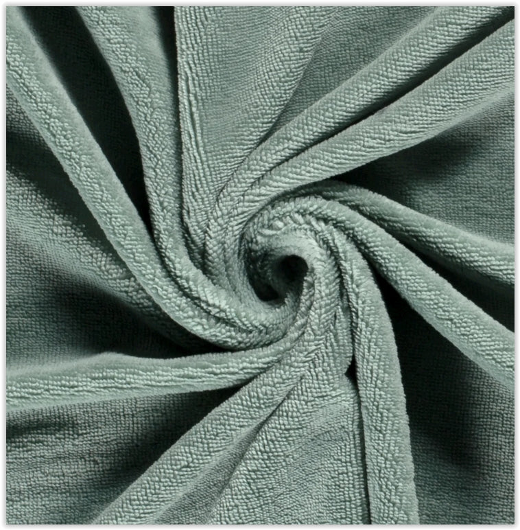 Buy 022-sea-green Bamboo terry cloth * From 50 cm