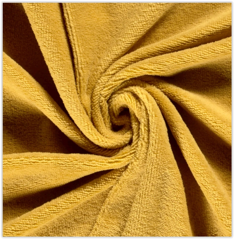 Buy 034-mustard Bamboo terry cloth * From 50 cm